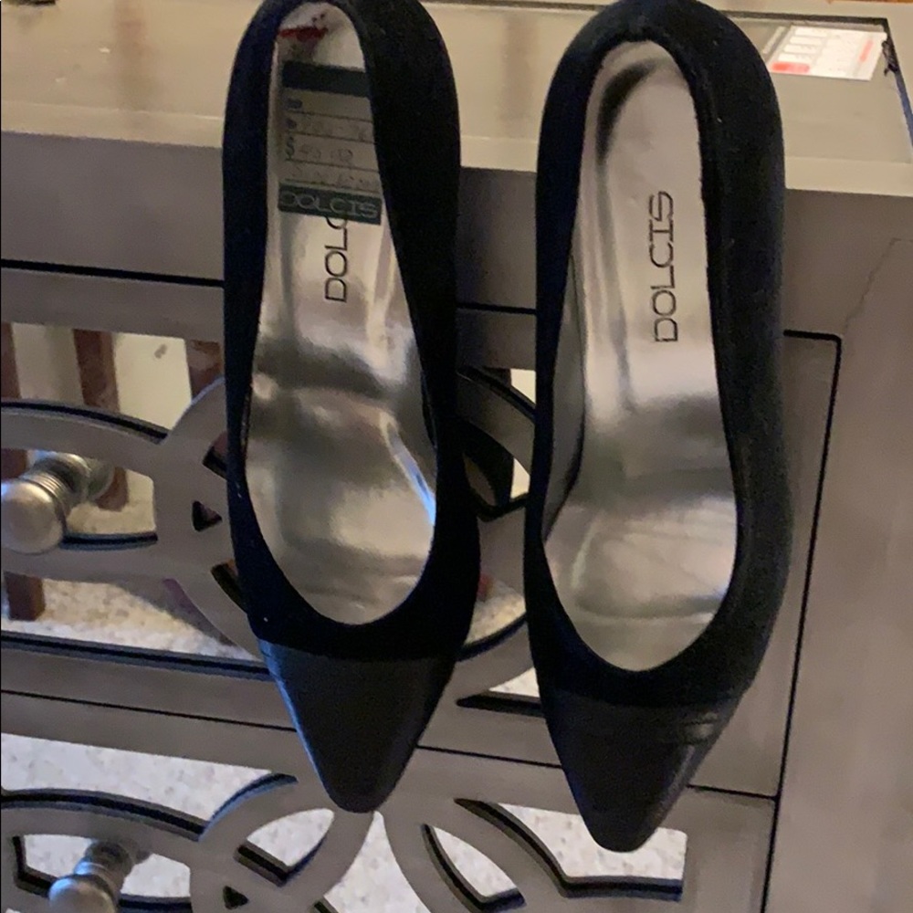 Black Velvet evening shoes
